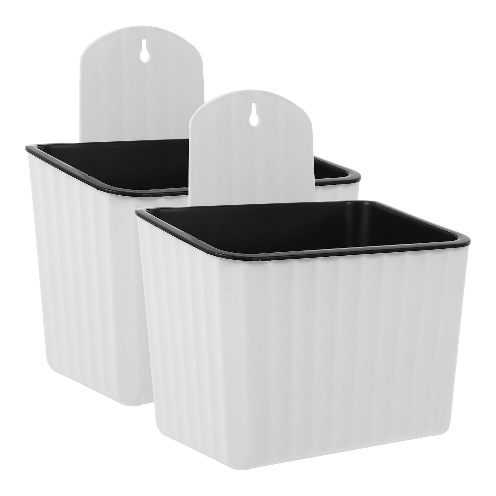 2Pcs Wall Mounted Flower Pots  - Self Watering Planter 评论和价格