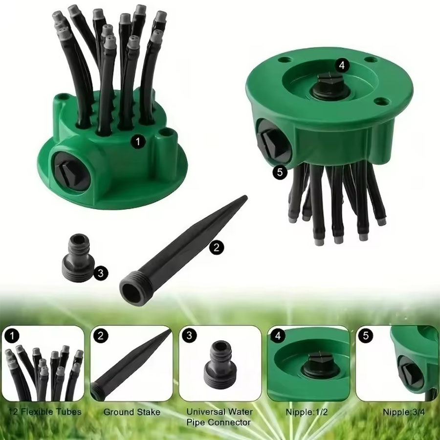 360° Automatic Rotating Garden - Automatic Watering 评论和价格
