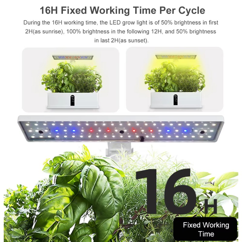 9 Pods Smart Hydroponics Growi - Grow Light Led 评论和价格