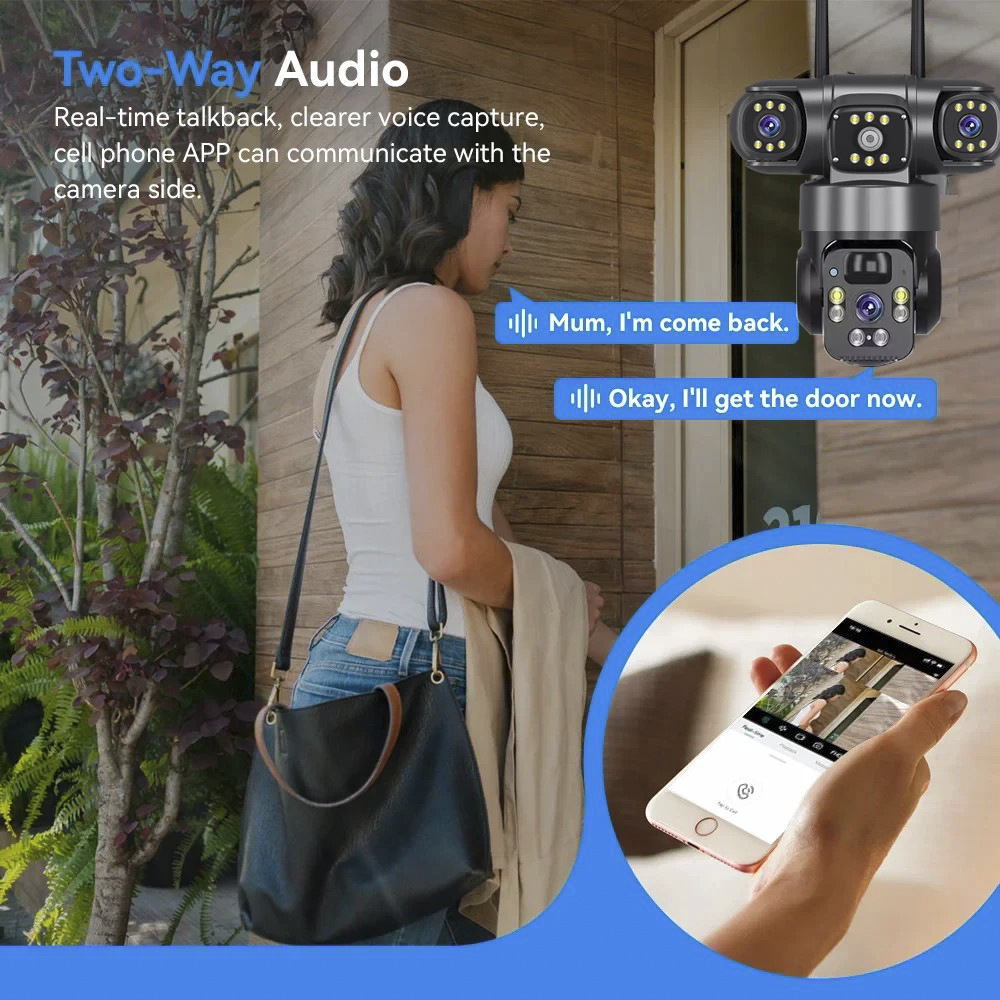 4G Solar Camera Three Lens Thr - Garden Camera 评论和价格