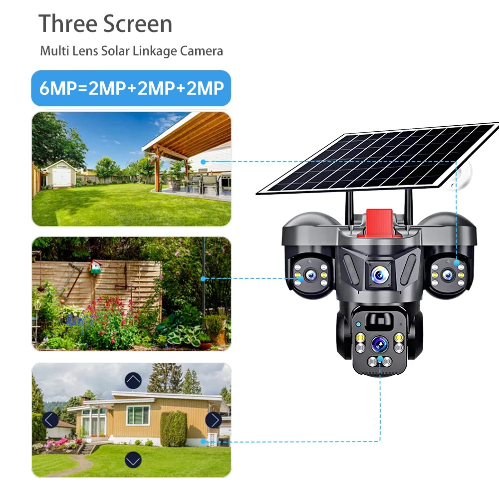 KERUI Outdoor PTZ 6MP 4G SIM W - Garden Camera 评论和价格